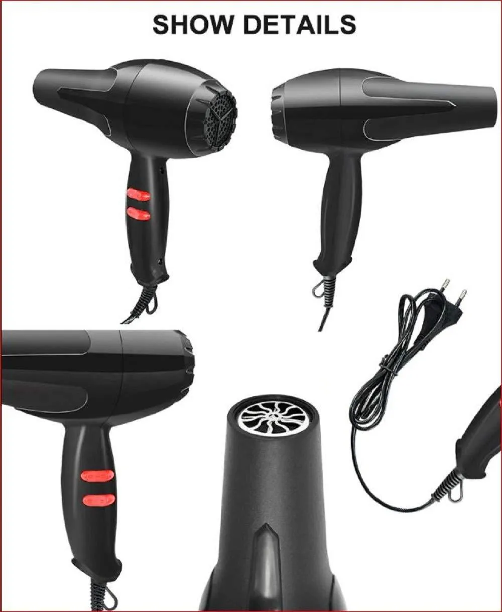 1337 Professional Stylish Hair Dryers For Women And Men (Hot And Cold Dryer)