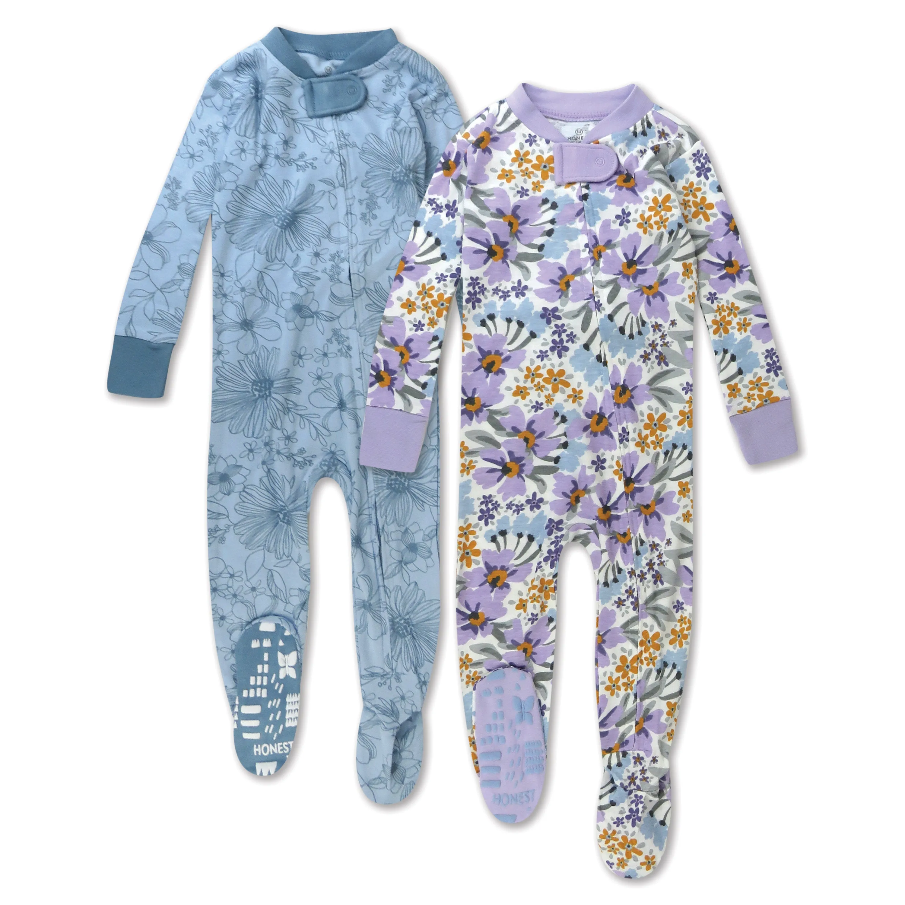 2-Pack Organic Cotton Snug-Fit Footed Pajama