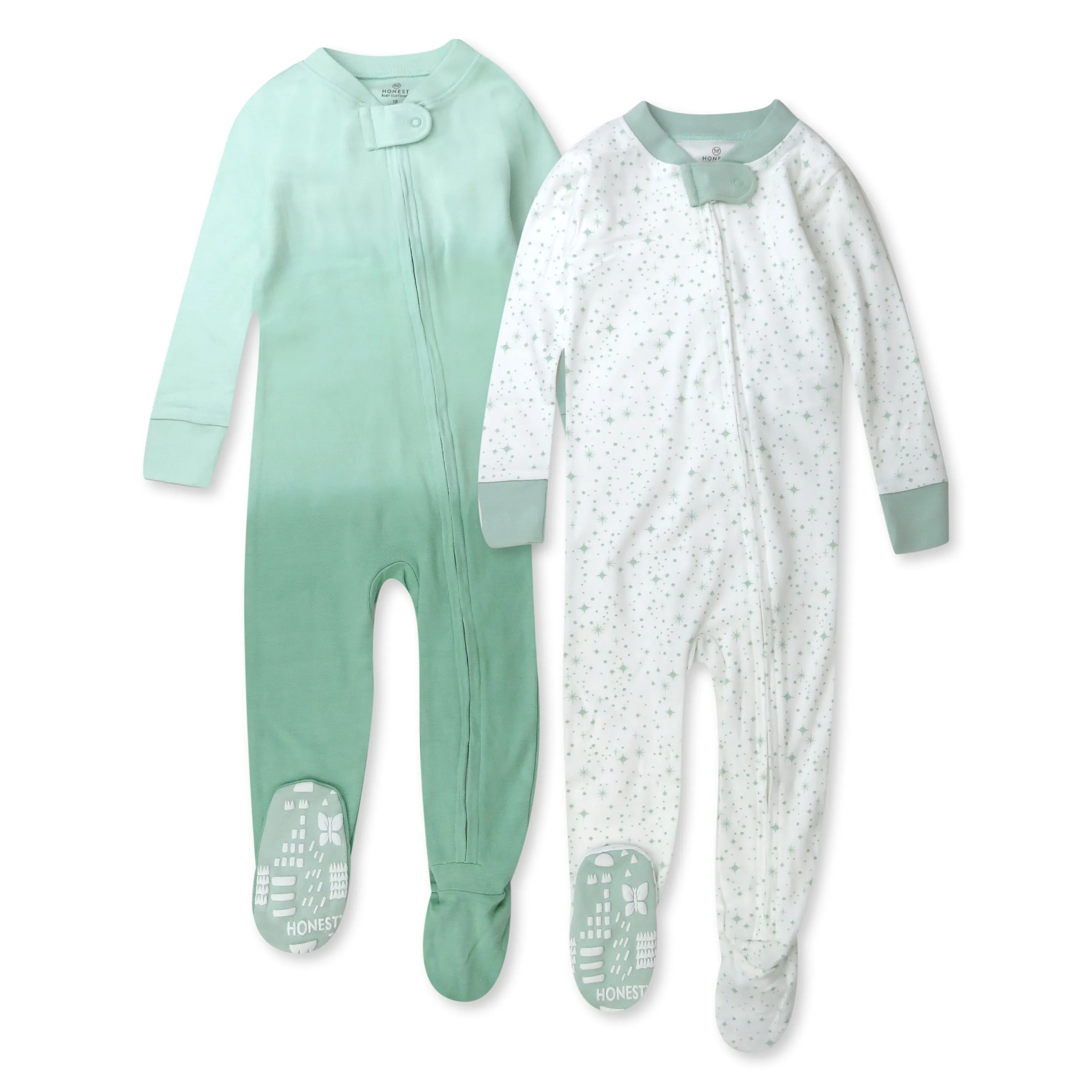 2-Pack Organic Cotton Snug-Fit Footed Pajama