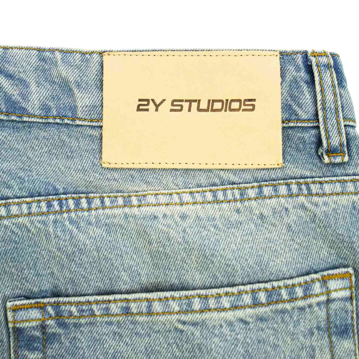 2Y Studios Aidan Cargo Baggy Jeans J-B-10006-SANDBLUE - hellblau