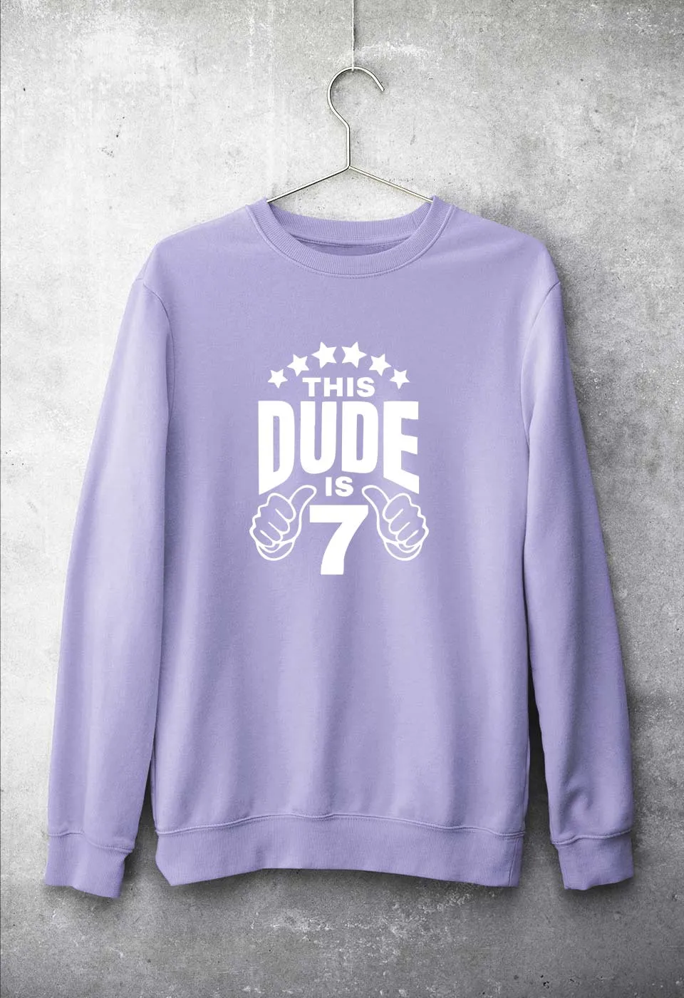 7th Happy Birthday Sweatshirt for Men/Women