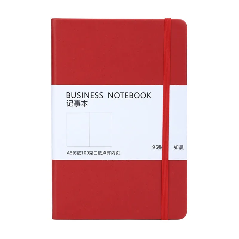 A5 leather tight belt notepad customized