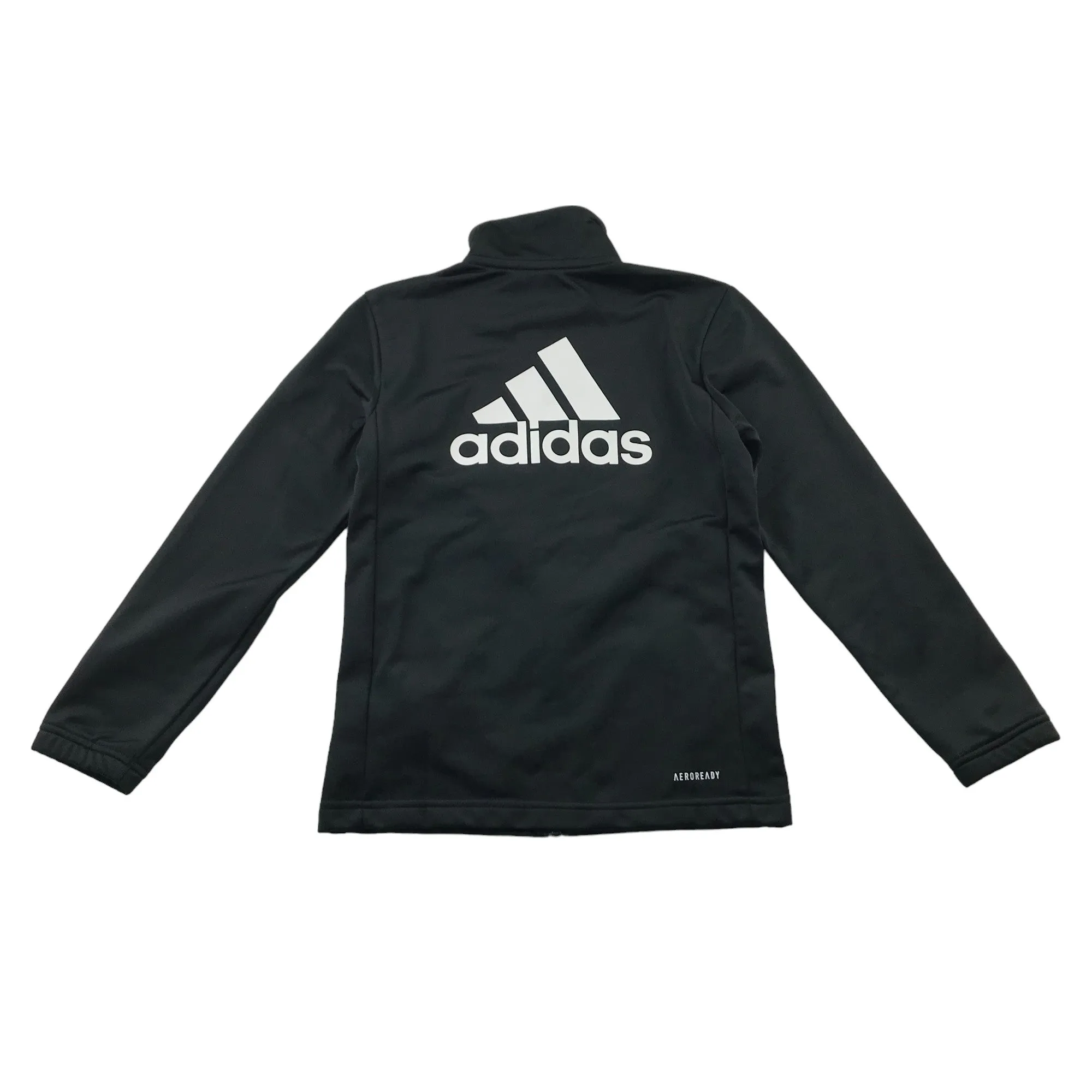 Adidas sweatshirt 7-8 years black sporty zip top