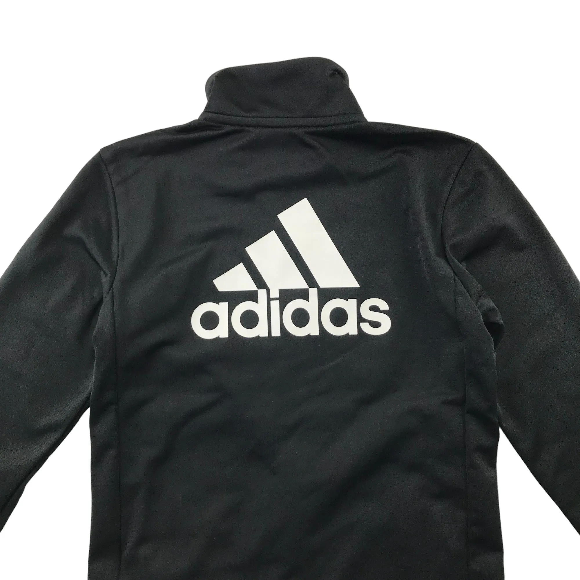 Adidas sweatshirt 7-8 years black sporty zip top