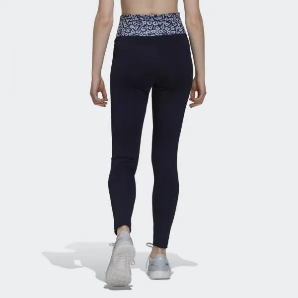 adidas - Women - Farm Print High Rise Tight - Navy