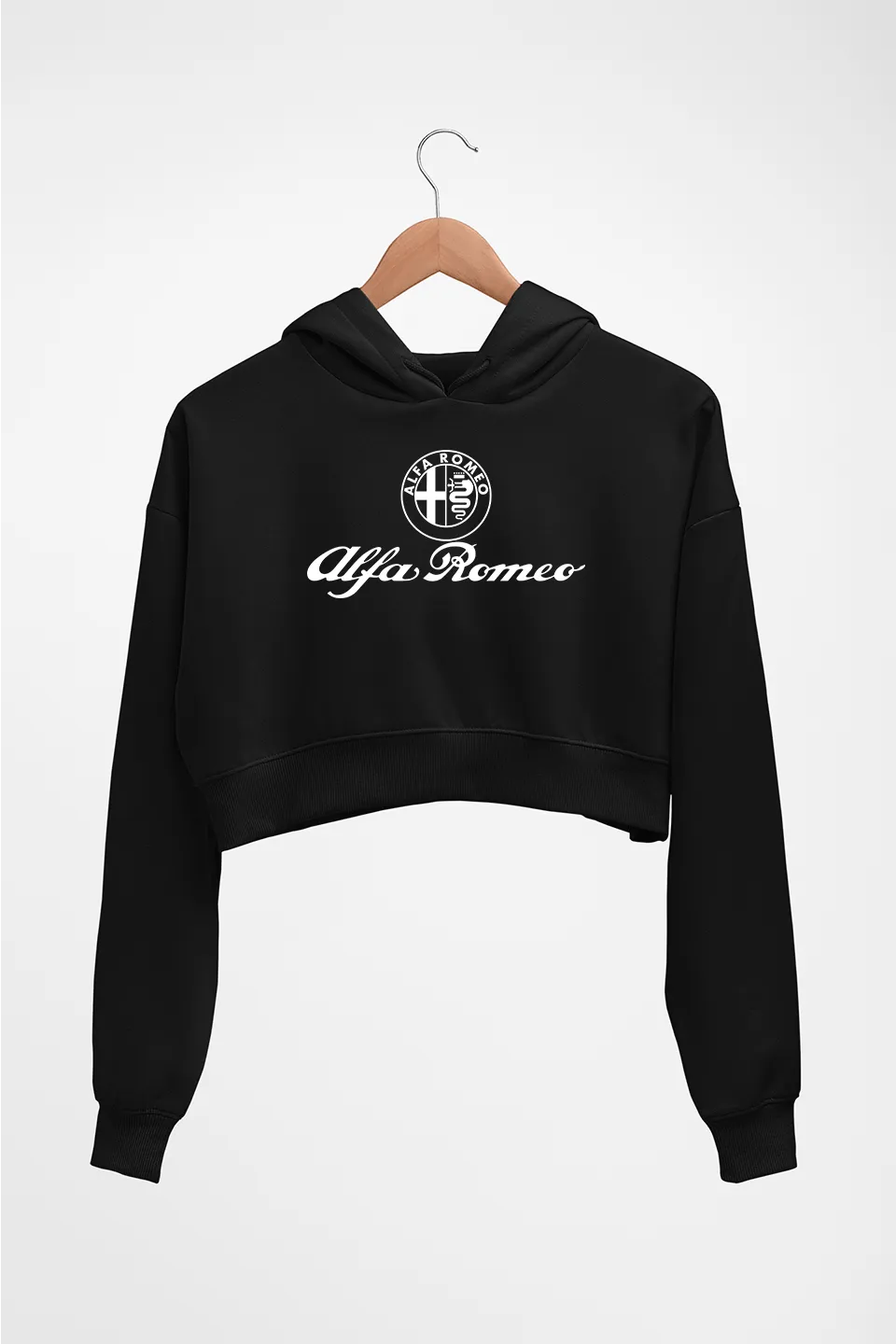 Alfa Romeo Crop HOODIE FOR WOMEN