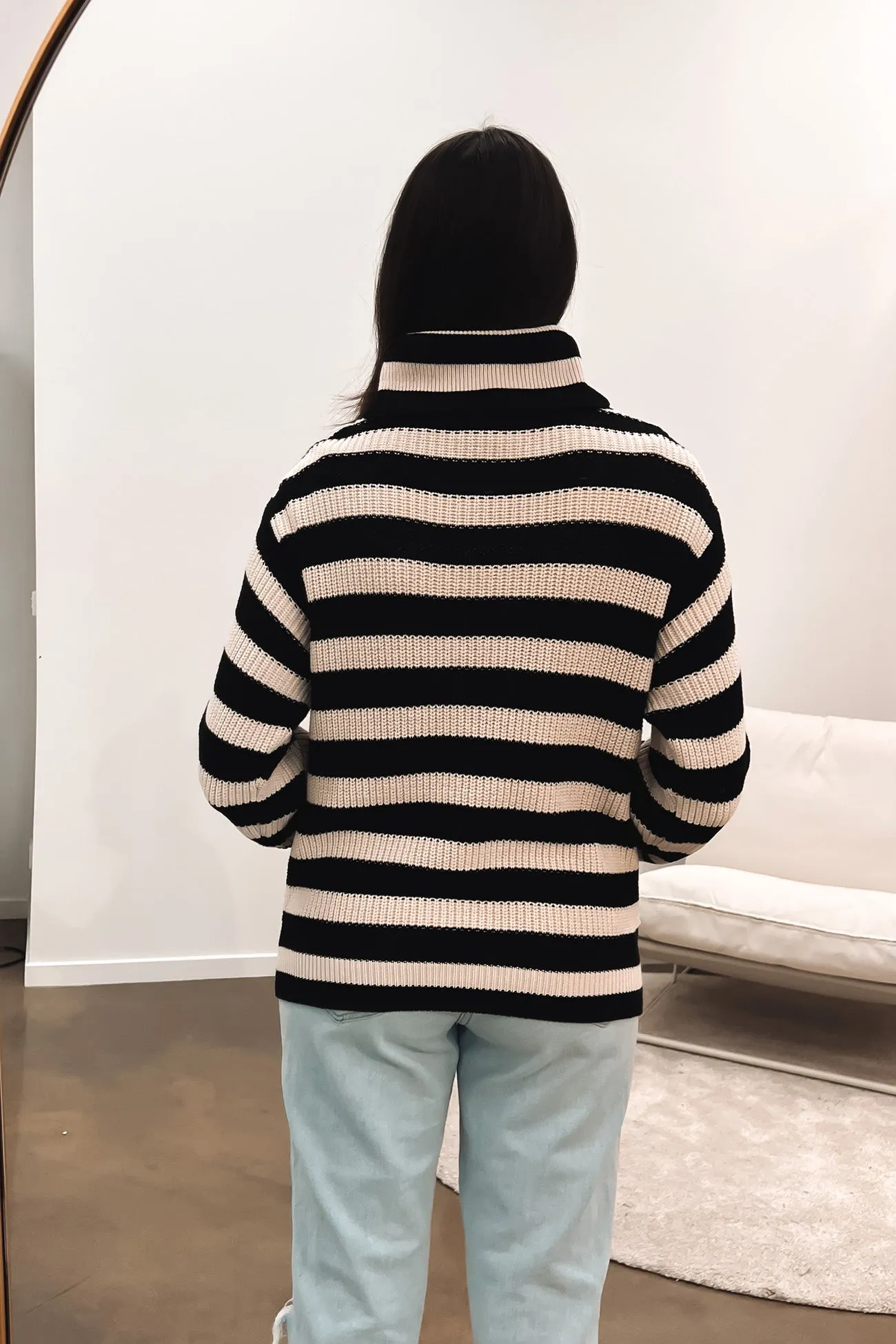 Alice Striped Knit Perfectly Pale