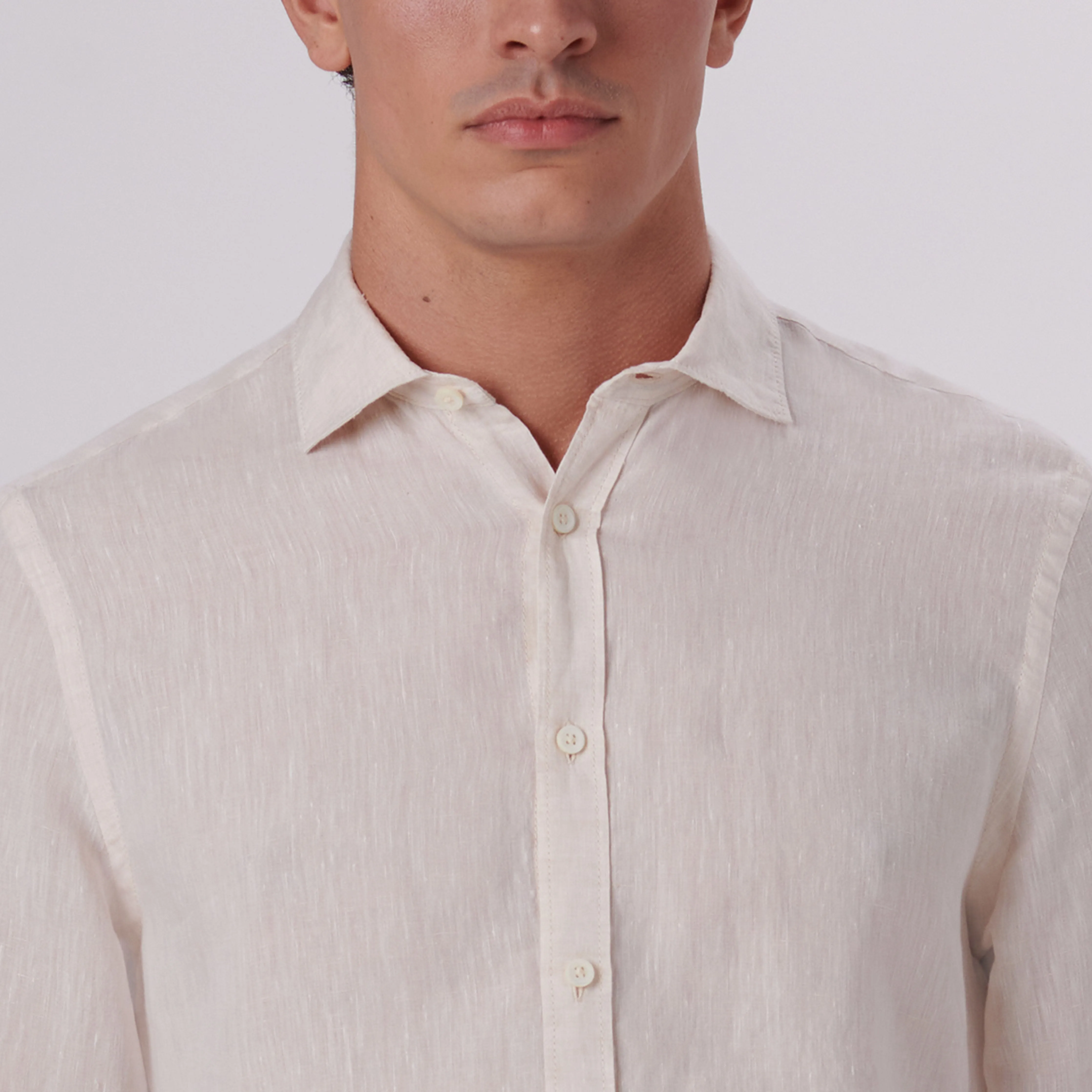 AXEL Solid Linen Shirt