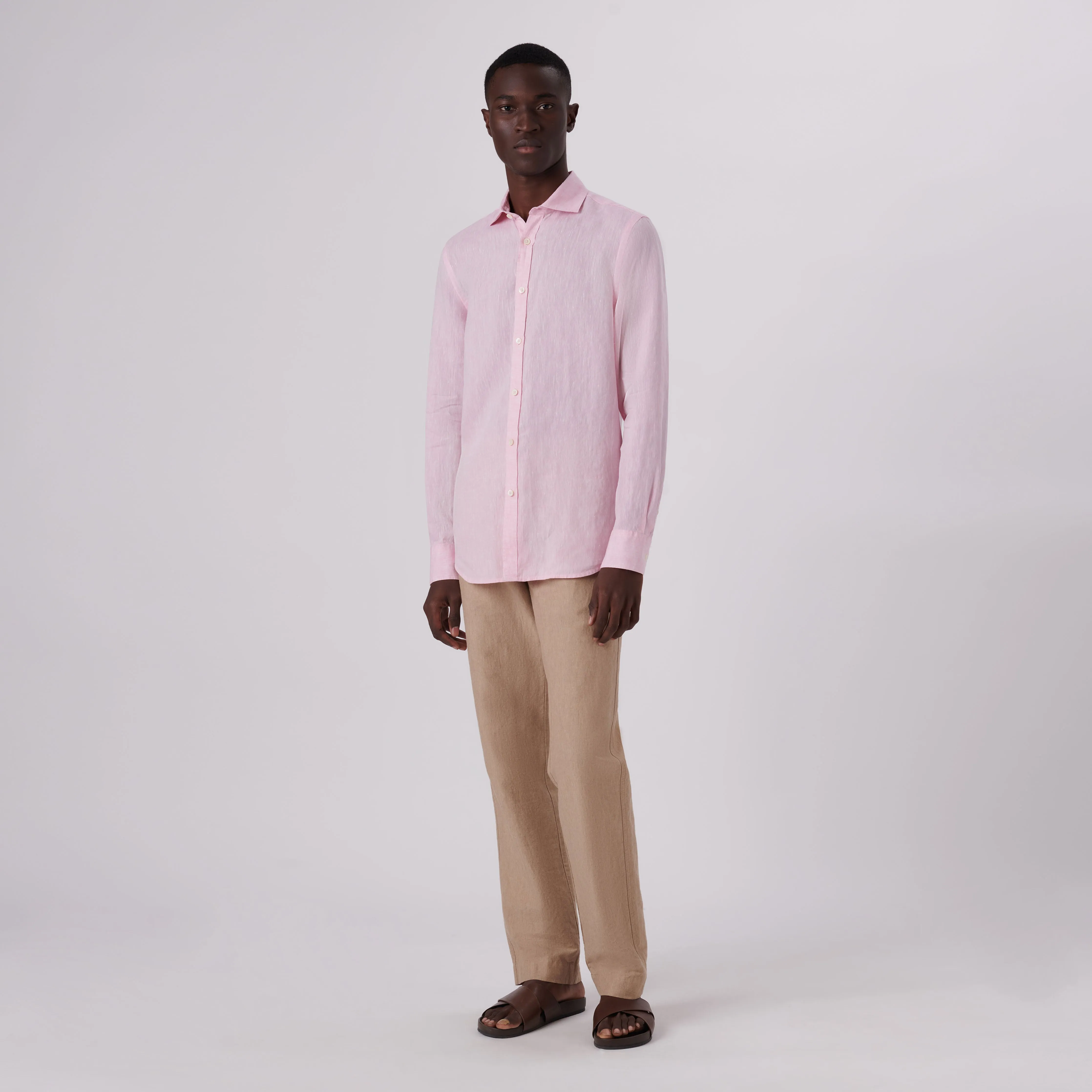 Axel Solid Linen Shirt