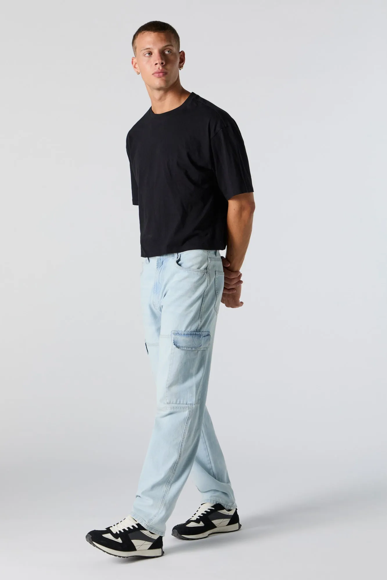 Baggy Straight Leg Cargo Jean