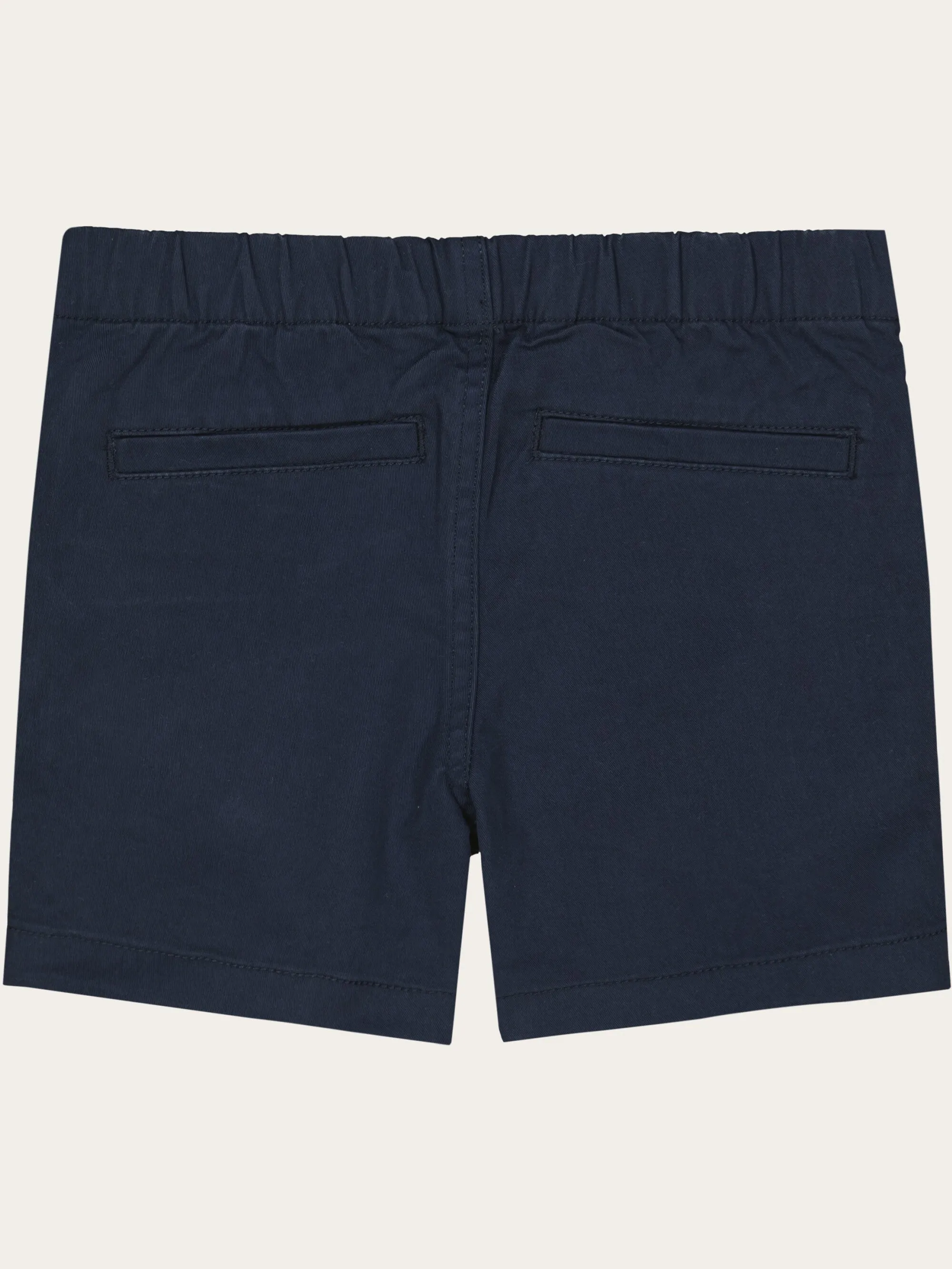 Baggy twill shorts belt details - Total Eclipse