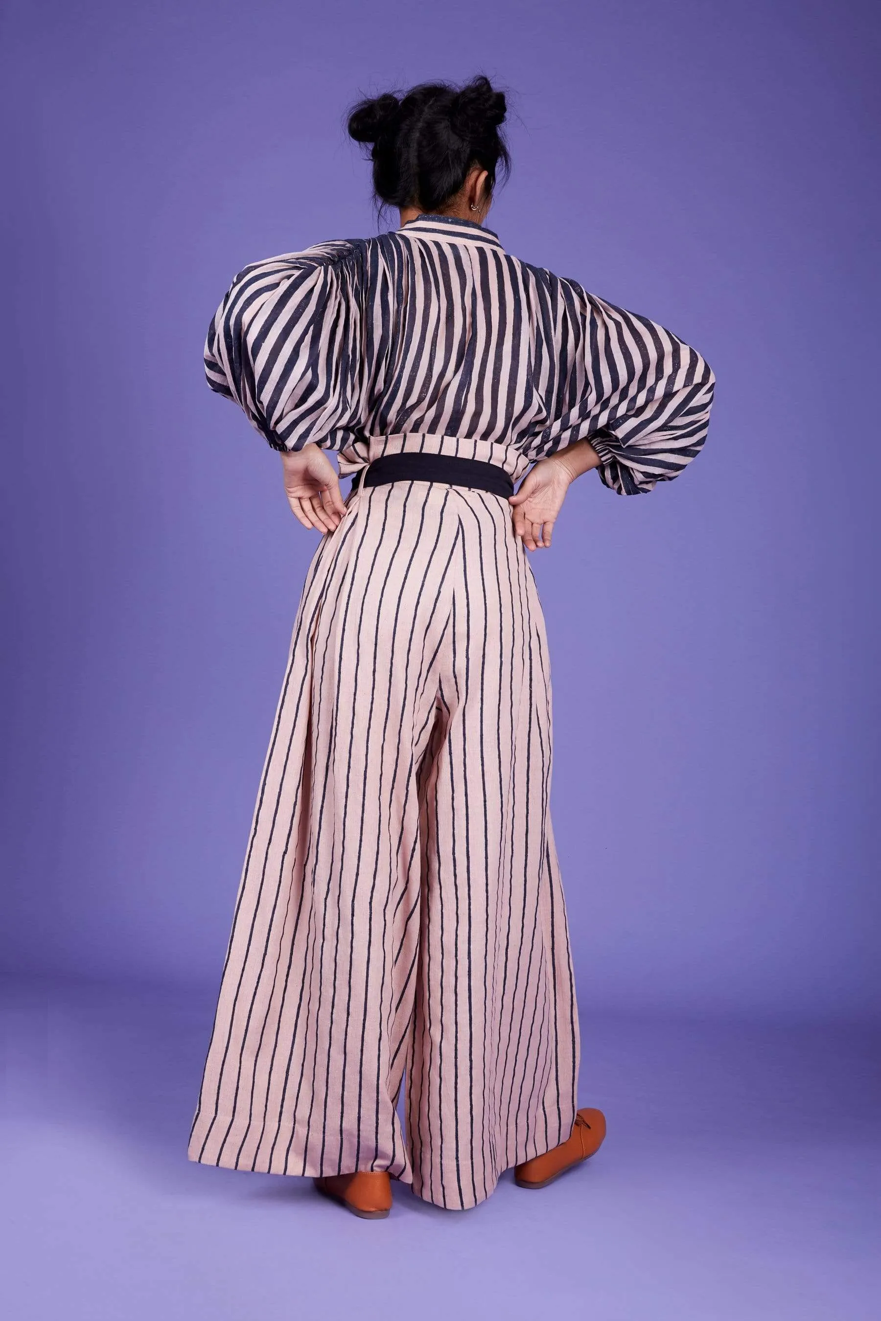 Baha Striped Shirt - SS Pink