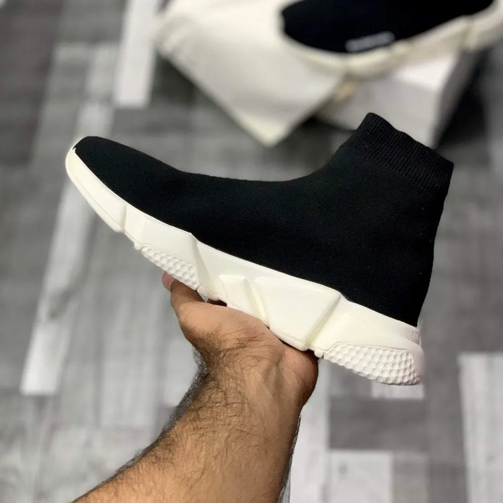 Balenciaga Speed Trainers (Dual White) | Stylish & Streamlined