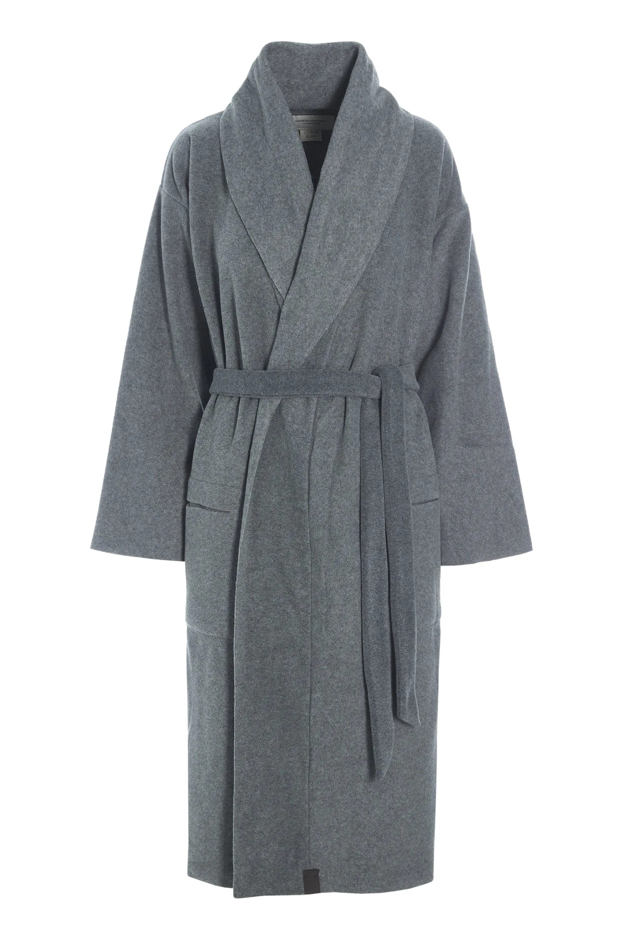 BATHROBE WOMEN MIDI - 7128 MIDI - GREY