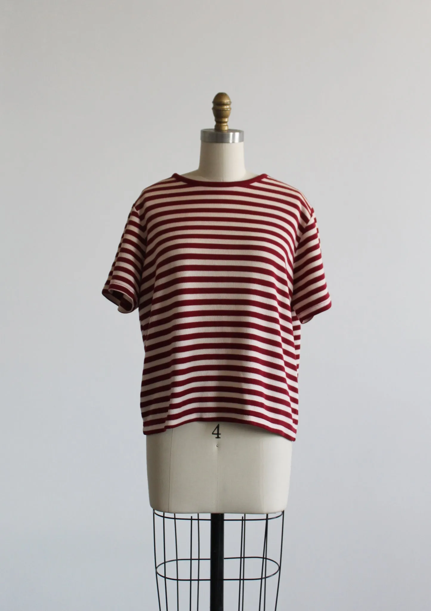 beetroot striped tee