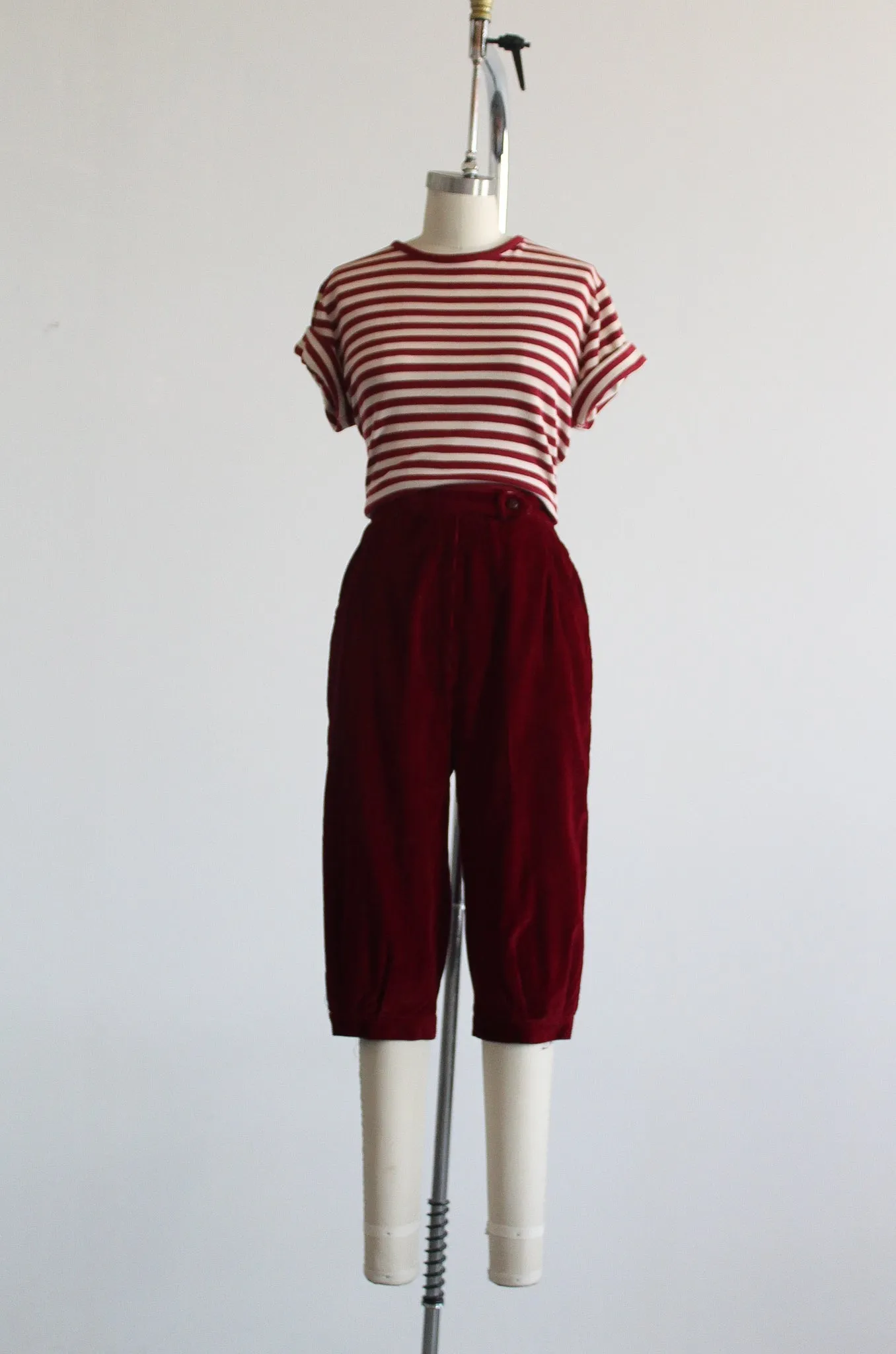 beetroot striped tee