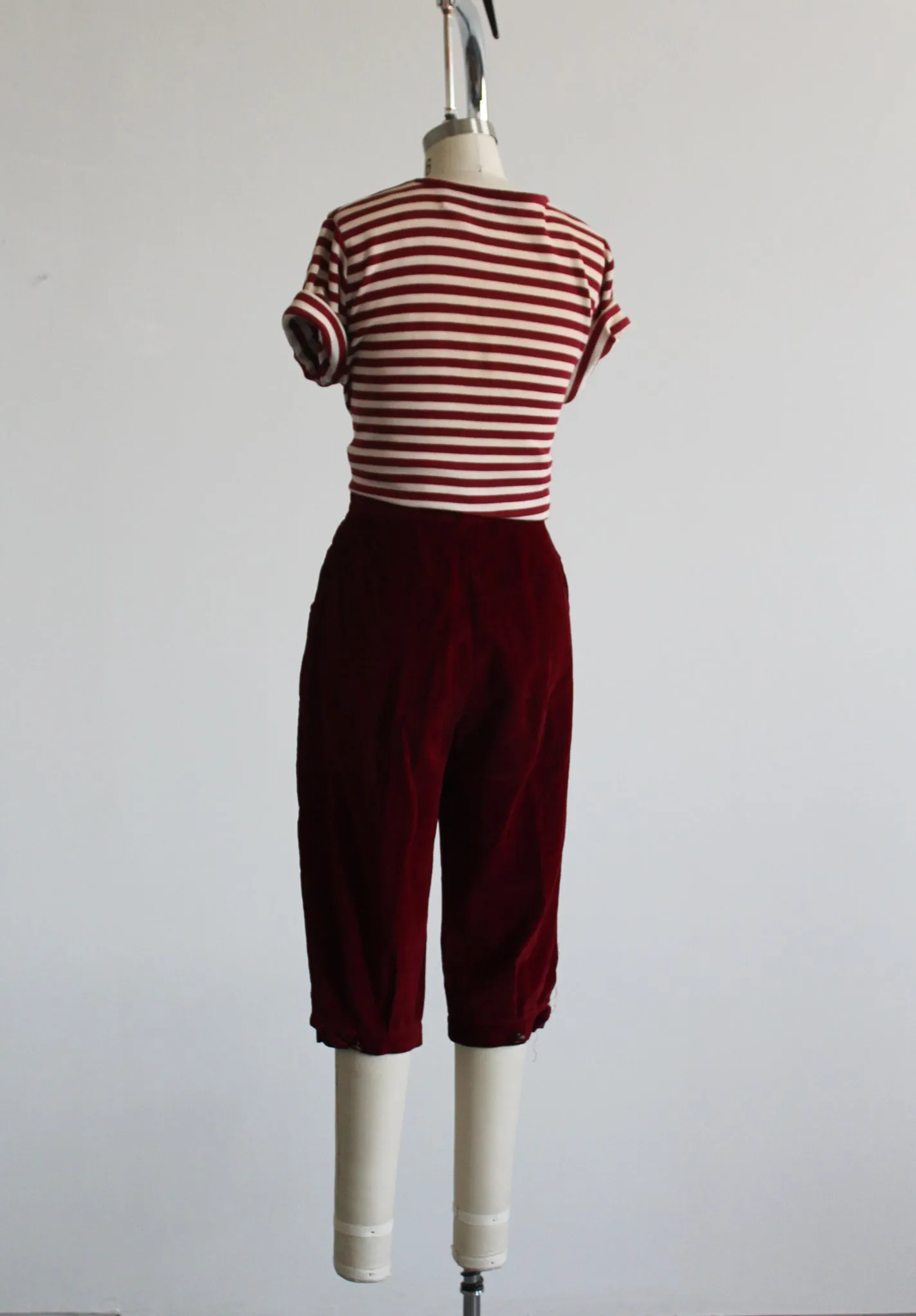 beetroot striped tee