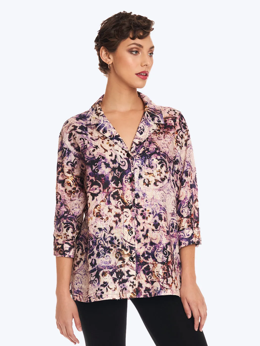 Bhakti Linen Aida Blouse