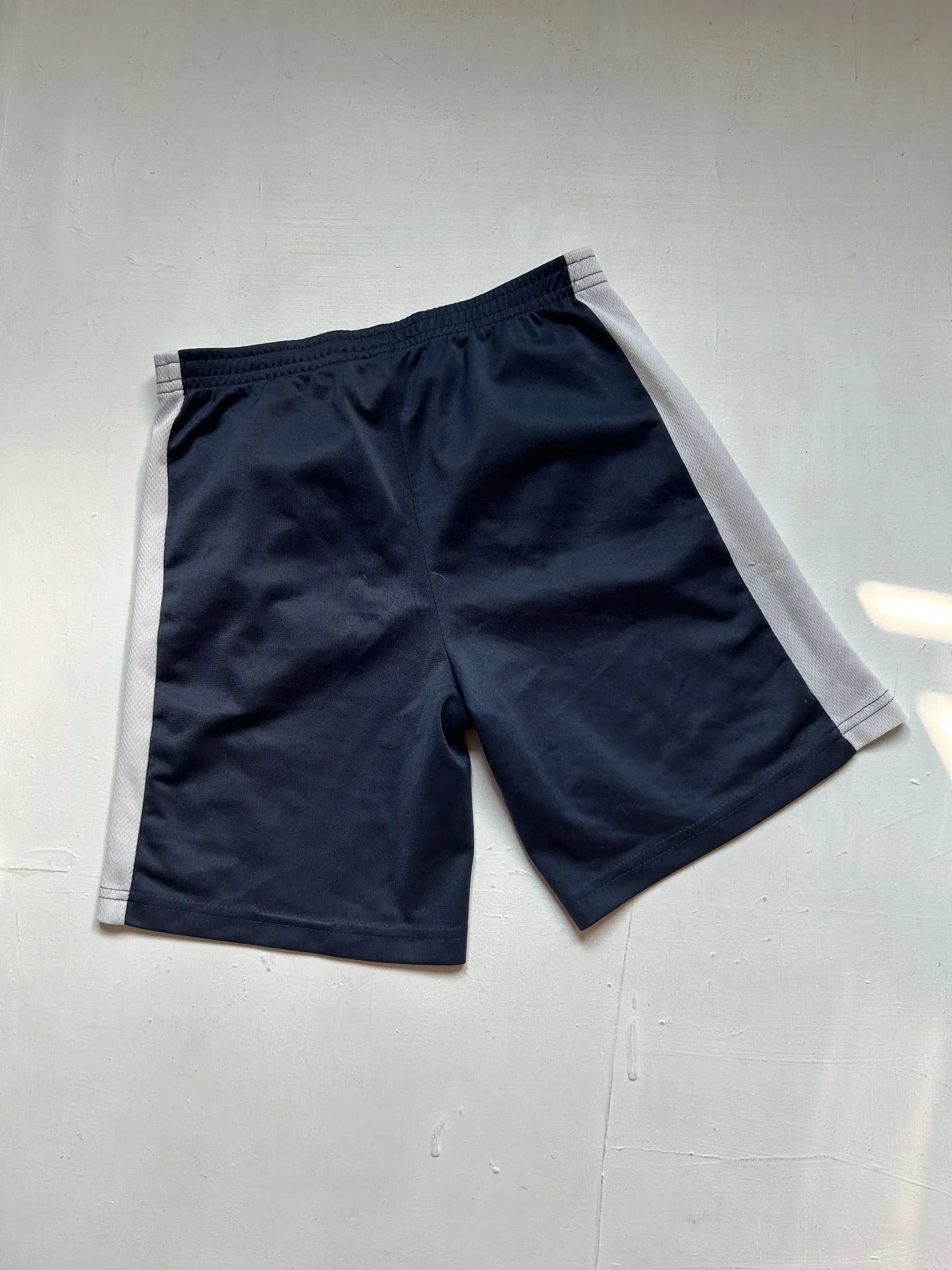 Blue & white football France sporty mid short (XS)