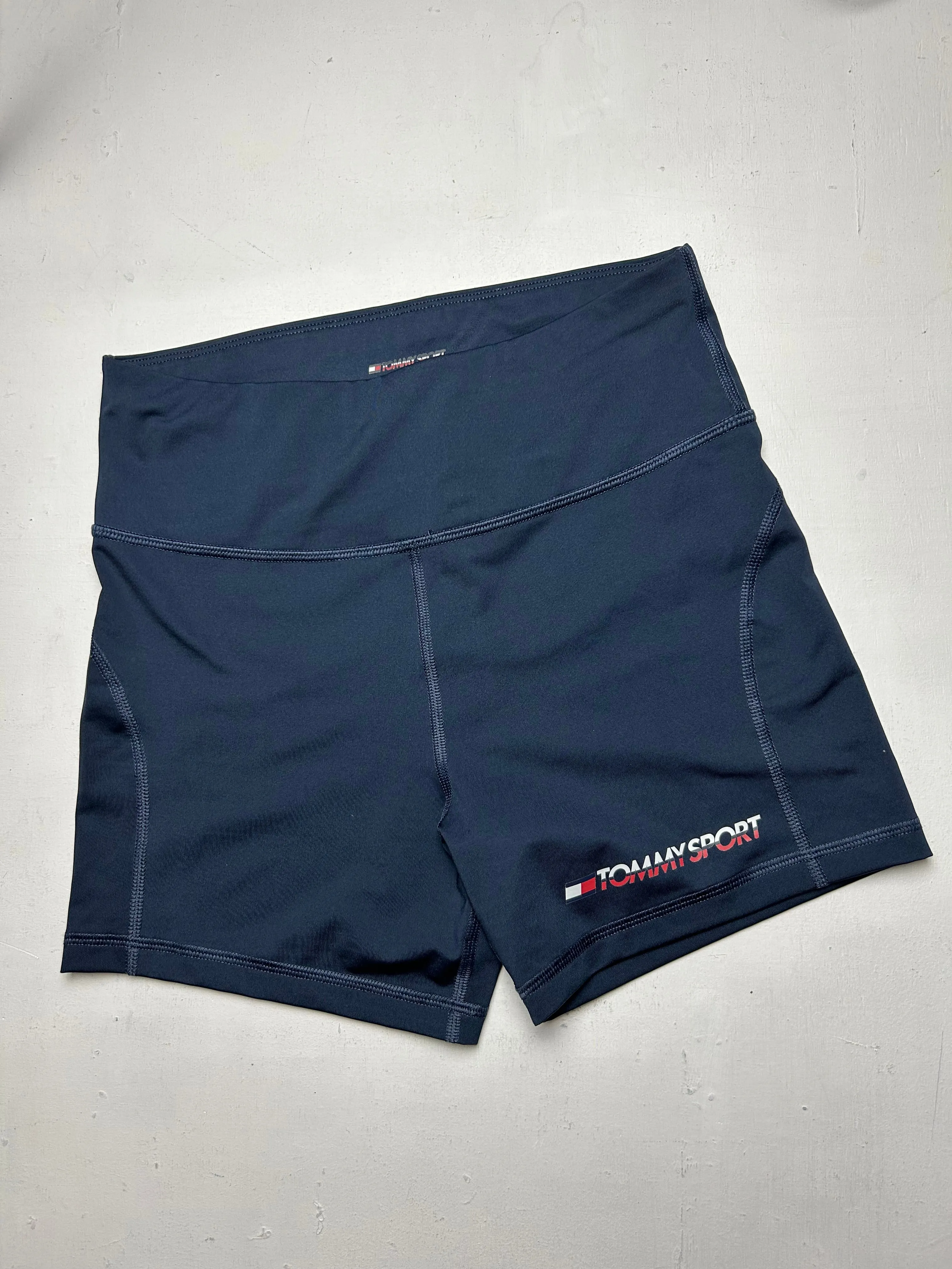 Blue navy  low rise mini / micro sporty short (XS)