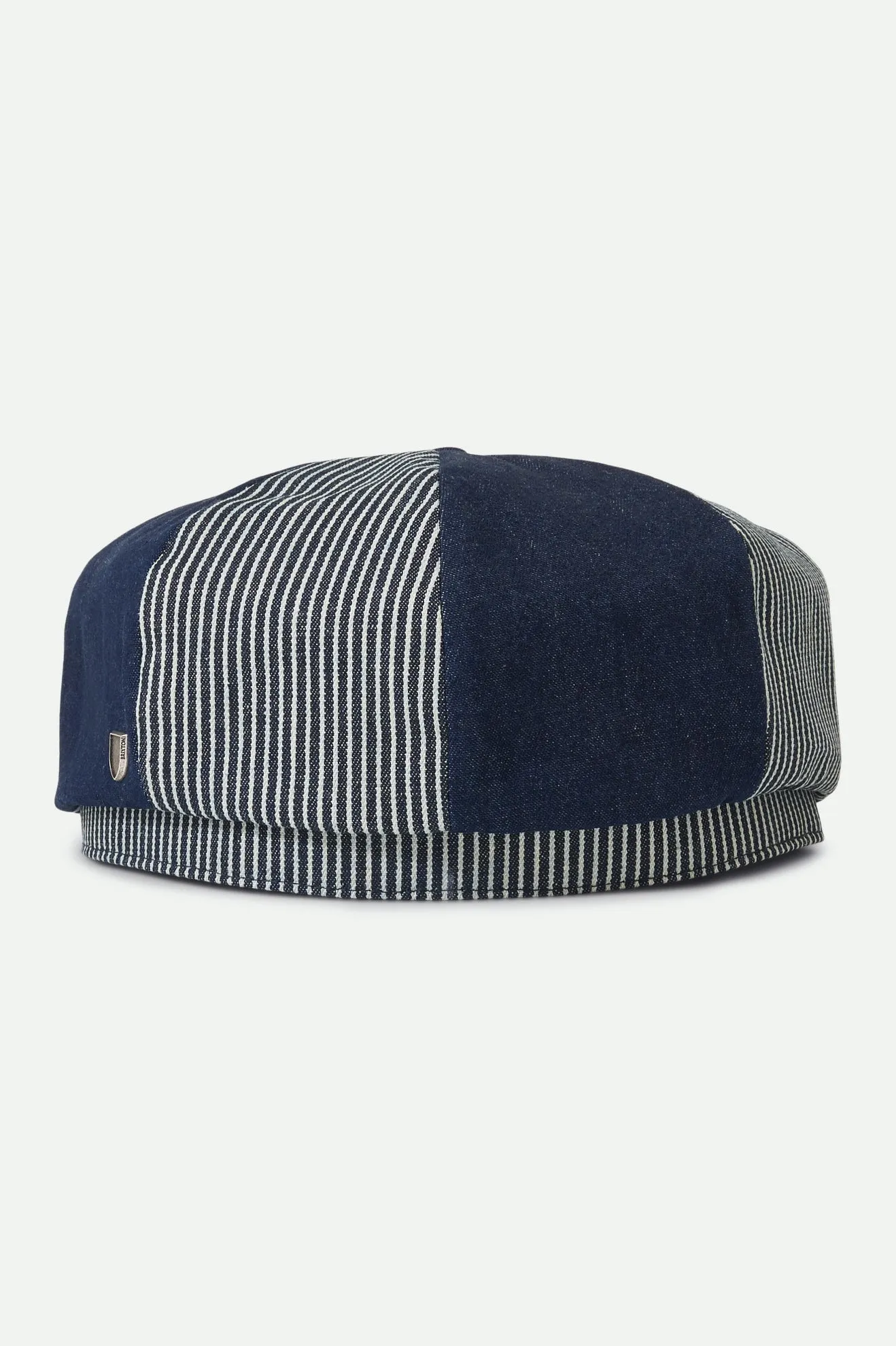 Brood Baggy Snap Cap - Railroad Stripe/Denim