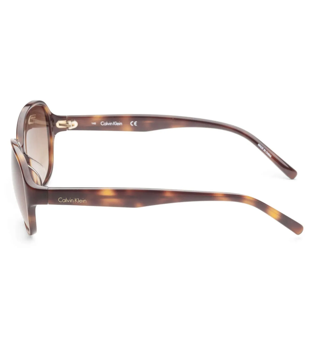 Calvin Klein Women Brown Oval Sunglasses