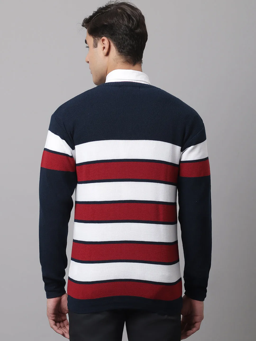 Cantabil  Men Navy Sweater