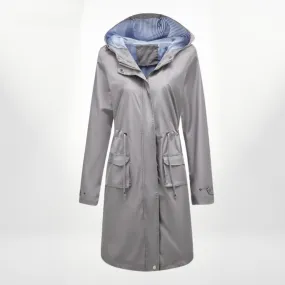 CASSIDY STYLISH WATERPROOF TRENCHCOAT