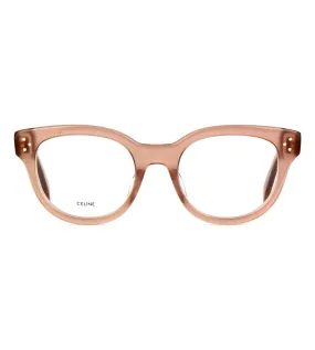 Celine Women Shiny Hazelnut Round Optical Frame