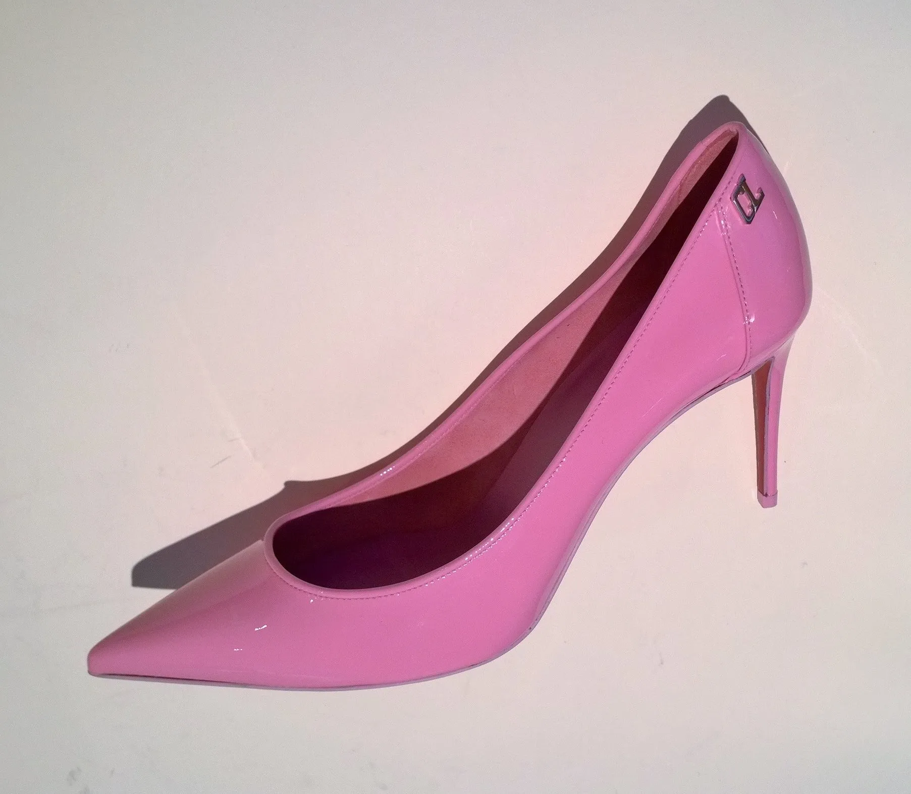 Christian Louboutin Sporty Kate 85 Confettis Lilac Pink Patent Heels