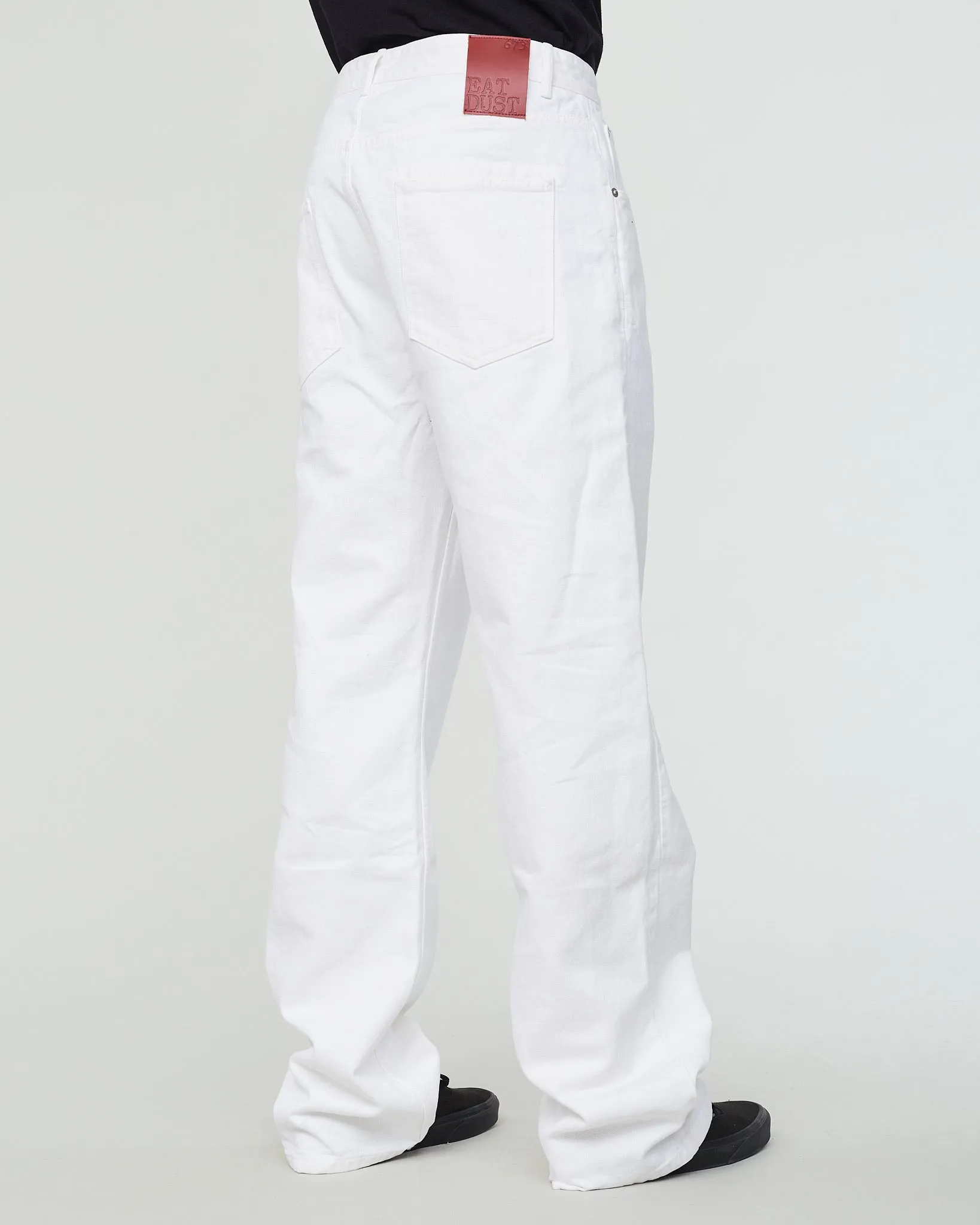 D66 Baggy Fit Denim White