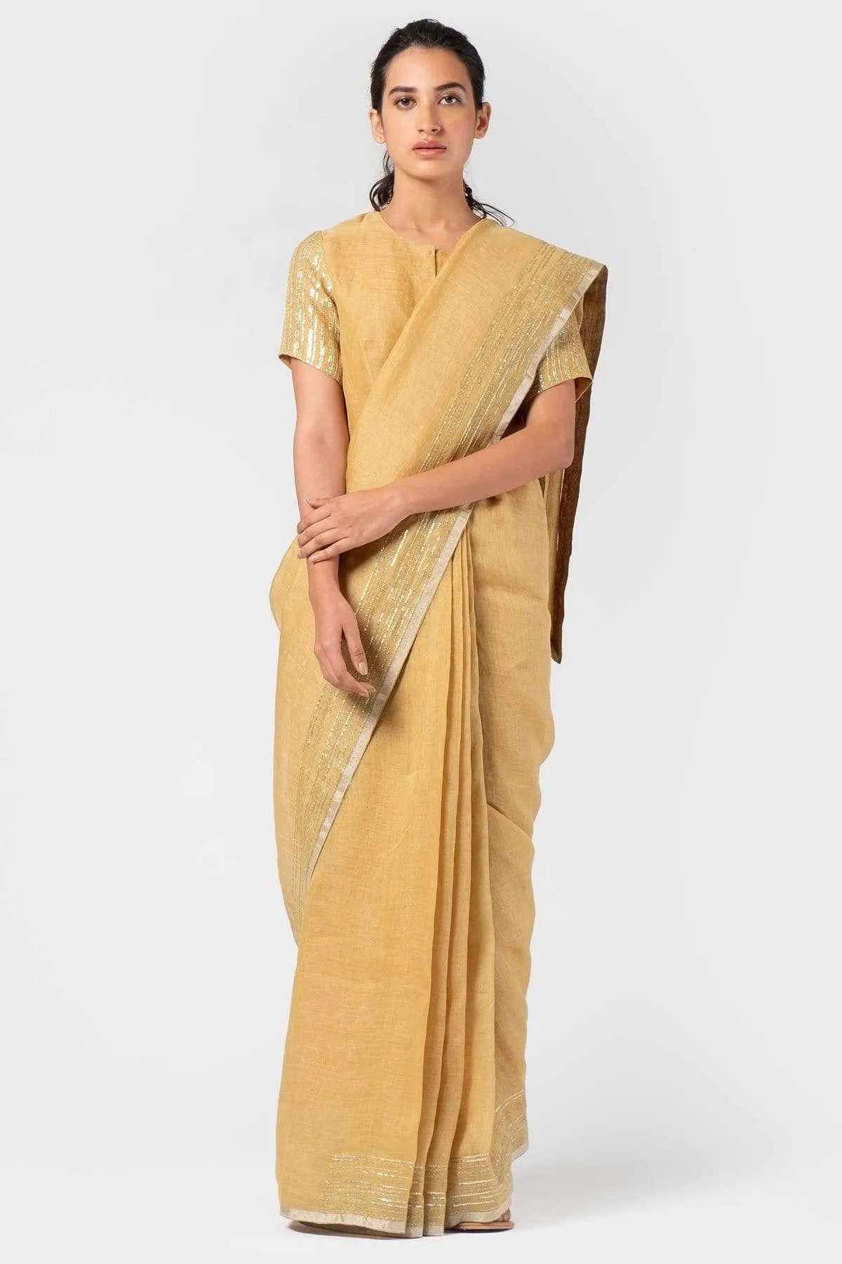 Evening Linen Saree