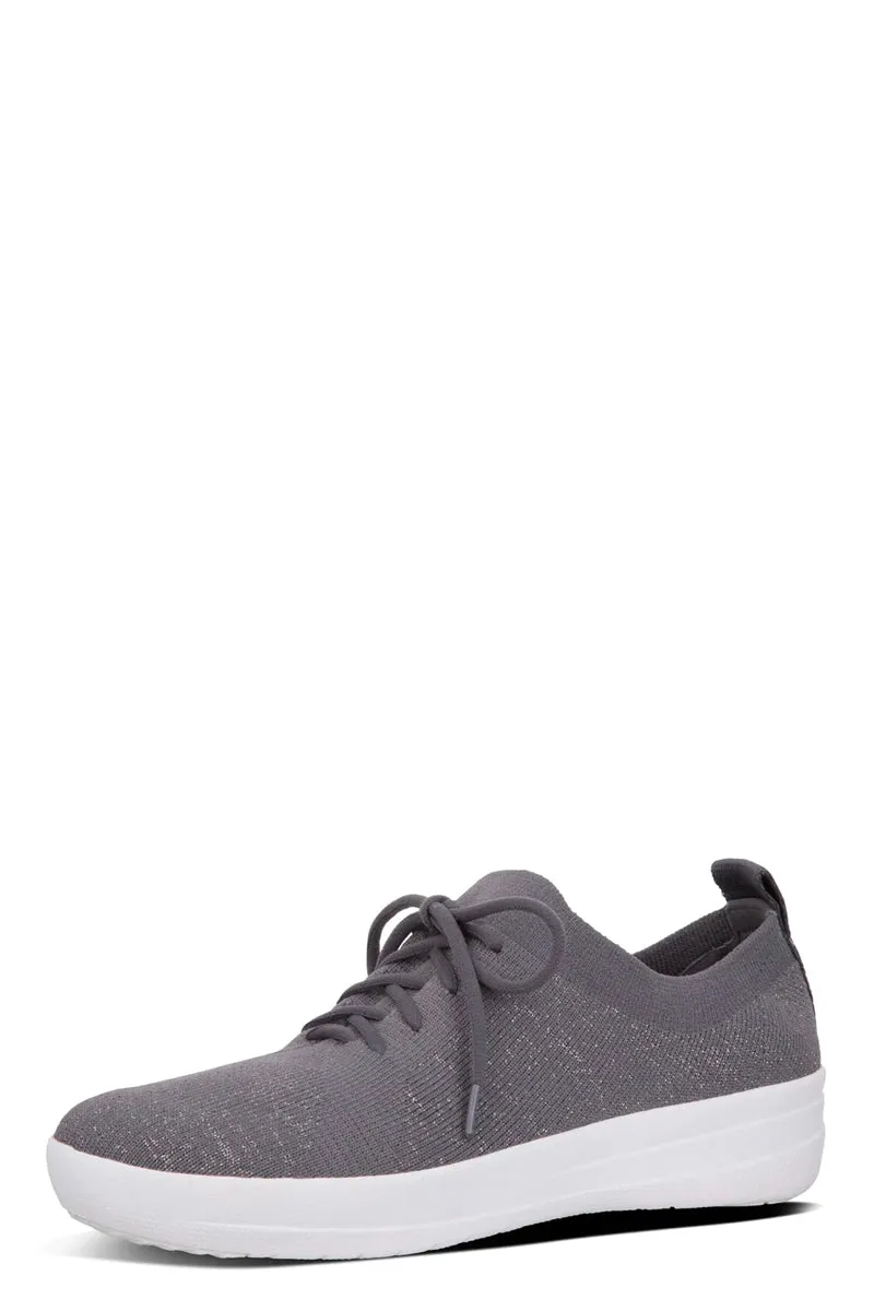 F-SPORTY UBERKNIT SNEAKERS-METALLIC WEAVE CHARCOAL/METALLIC PEWTER