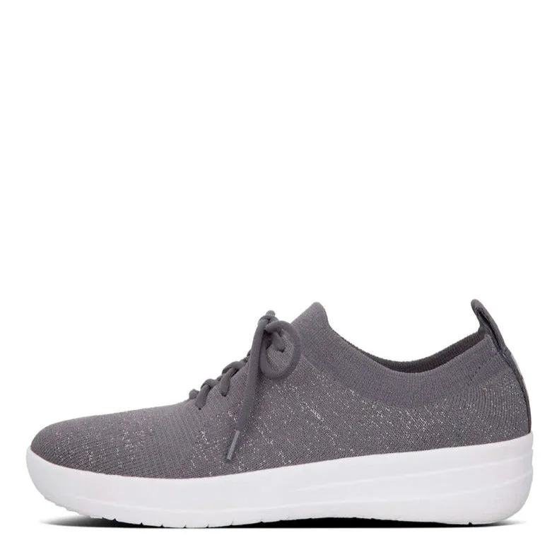 F-SPORTY UBERKNIT SNEAKERS-METALLIC WEAVE CHARCOAL/METALLIC PEWTER