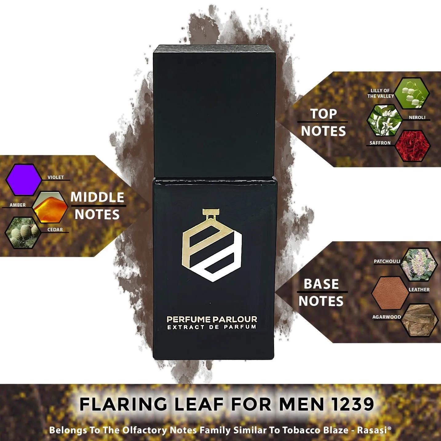 Flaring Leaf For Men - 1239