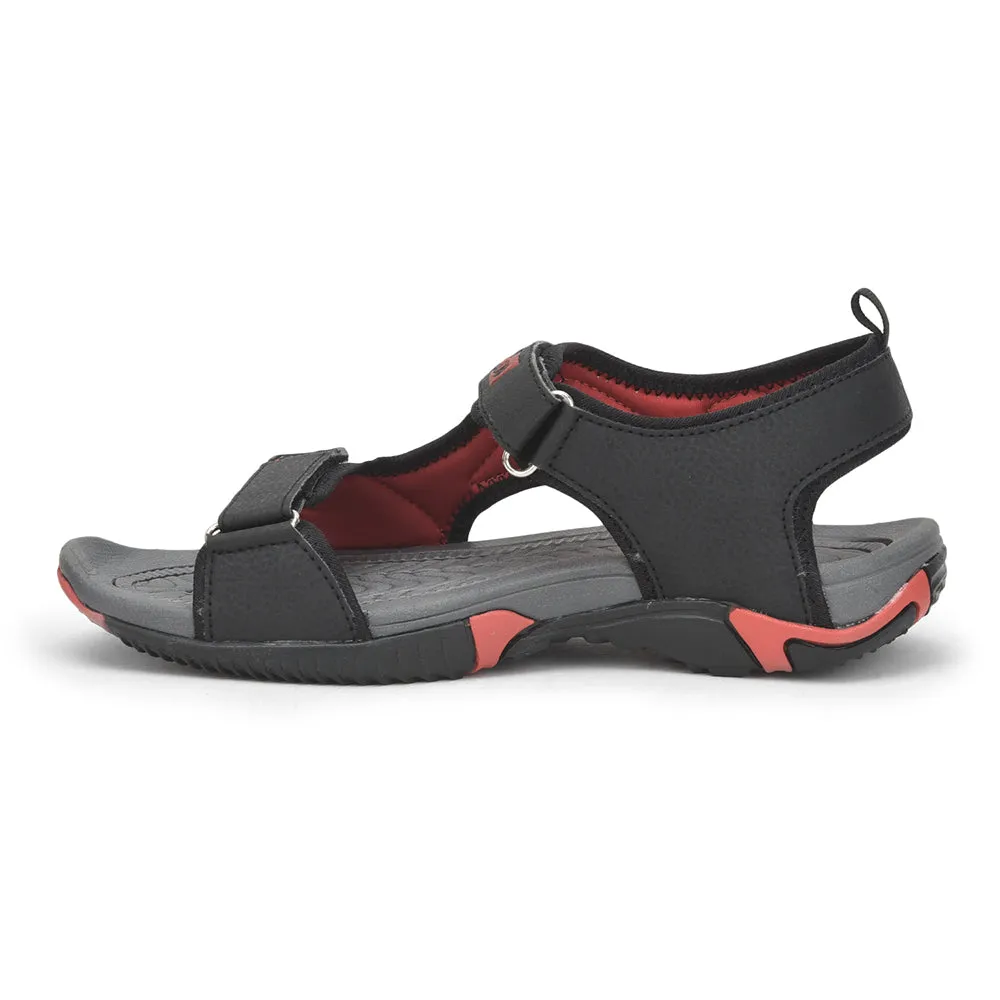 Force 10 By Liberty BLAIR-3 Black Sporty Sandal For Men