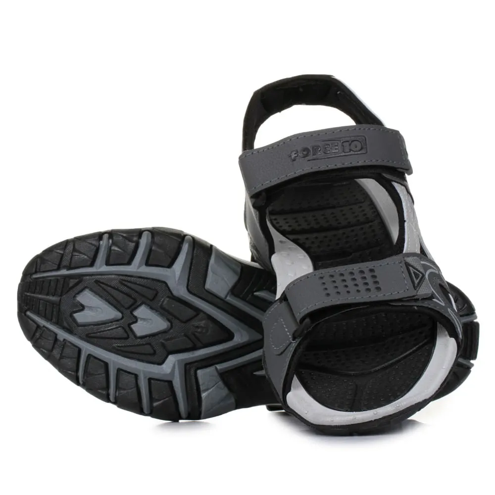 Force 10 Grey Sporty Sandals For Men LXI-20 By Liberty