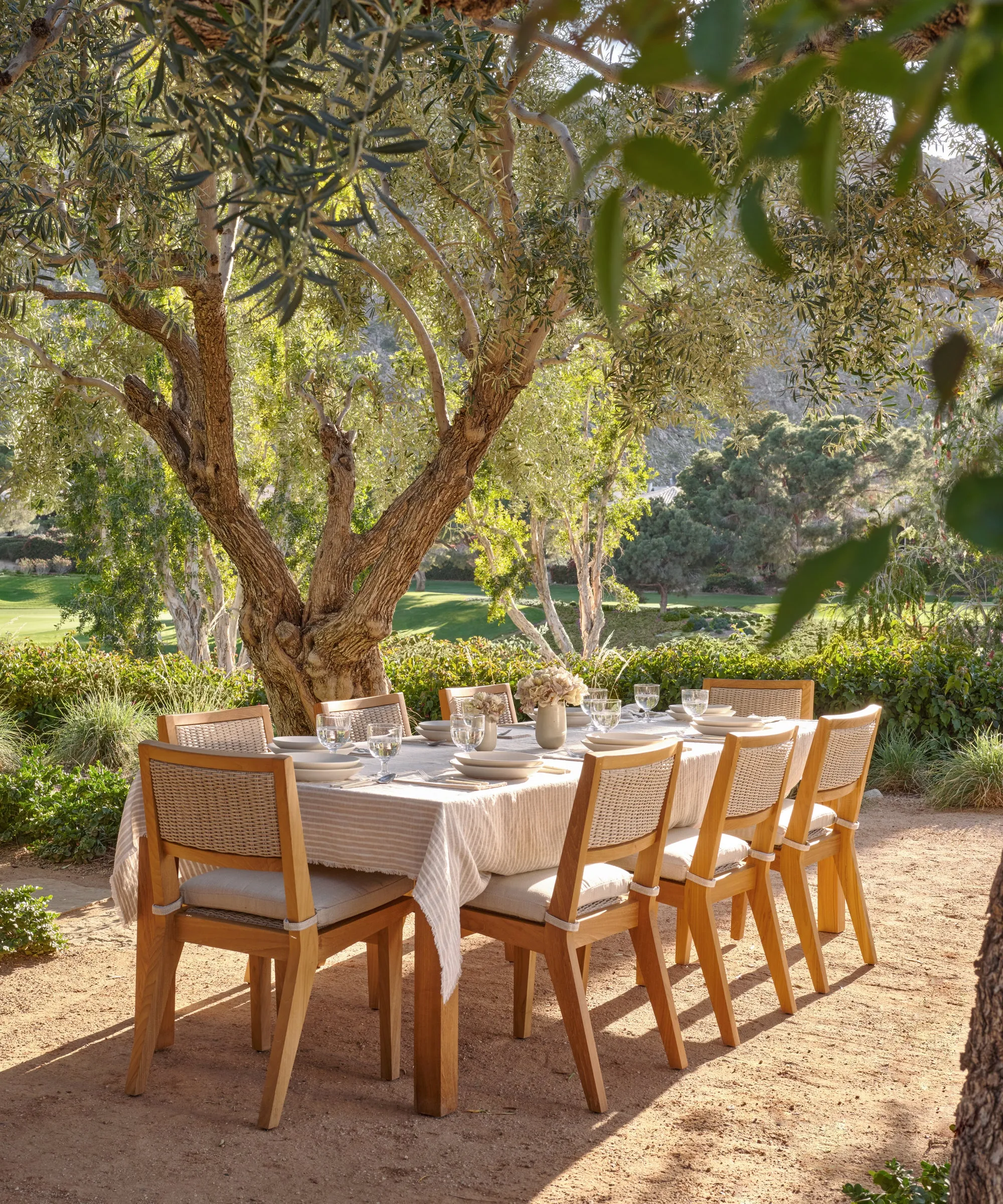 Frayed Linen Tablecloth