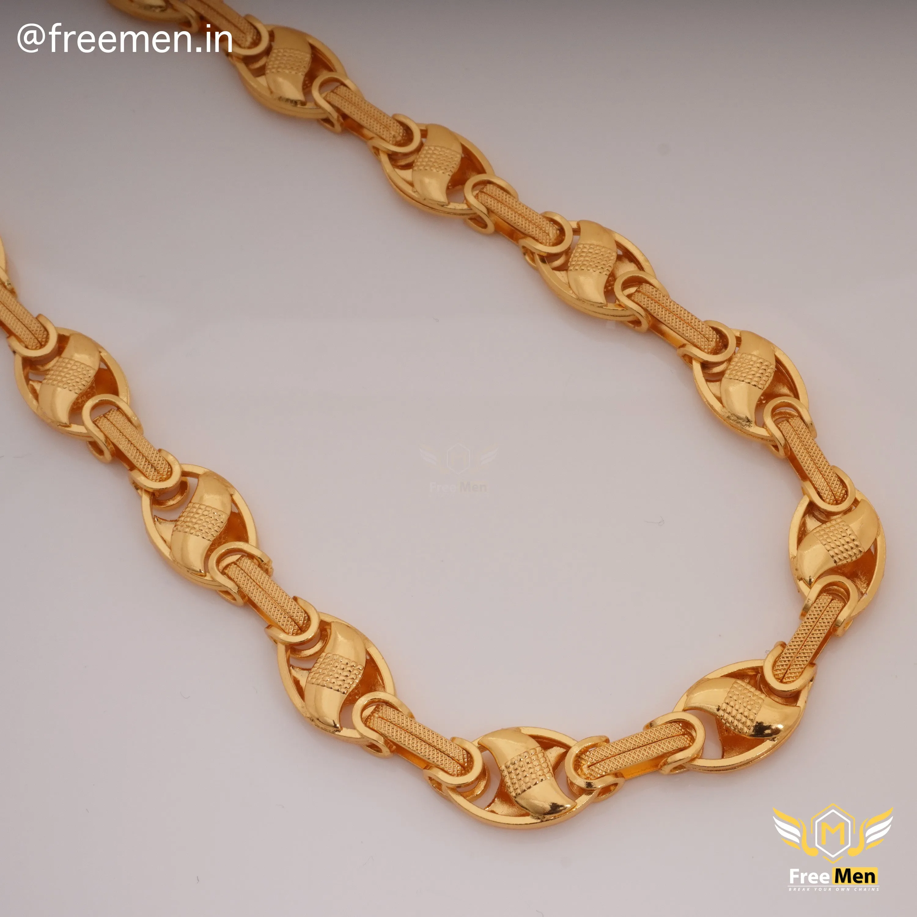 Freemen Beautiful lotus Link OBO Stylish Chain - FM374