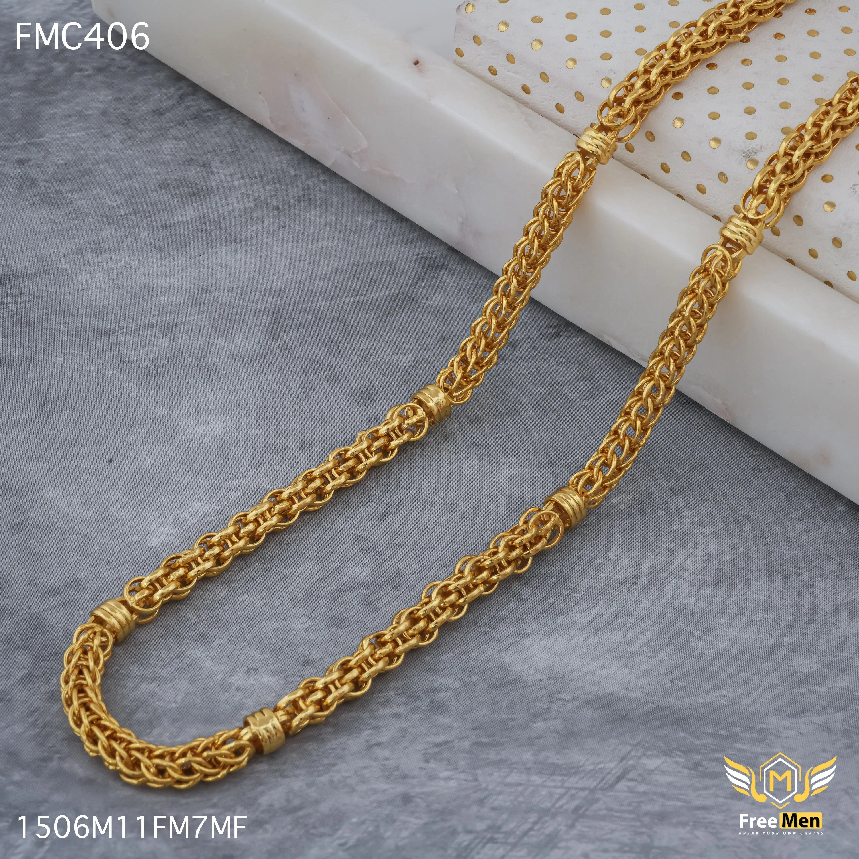 Freemen Best Stylish Long Indo Chain Design - FMC406