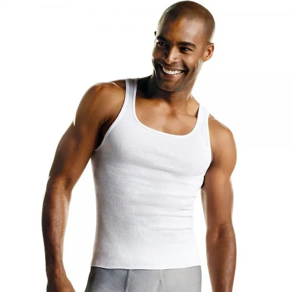 Hanes - Men - A-Shirt Pack - WHT/3P