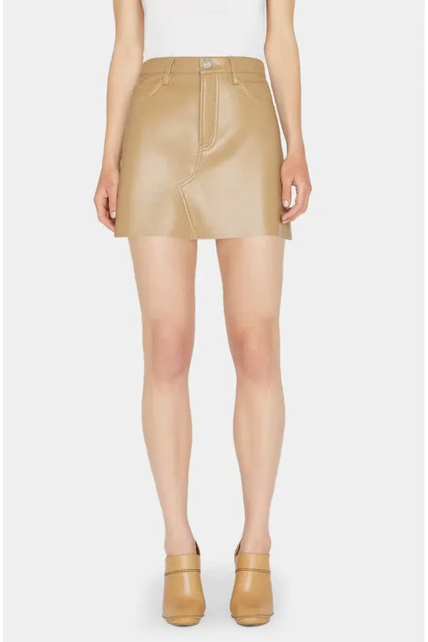 High N' Tight Recycled Leather Skirt