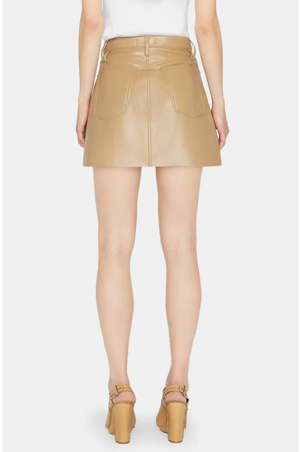 High N' Tight Recycled Leather Skirt