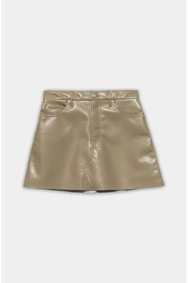 High N' Tight Recycled Leather Skirt