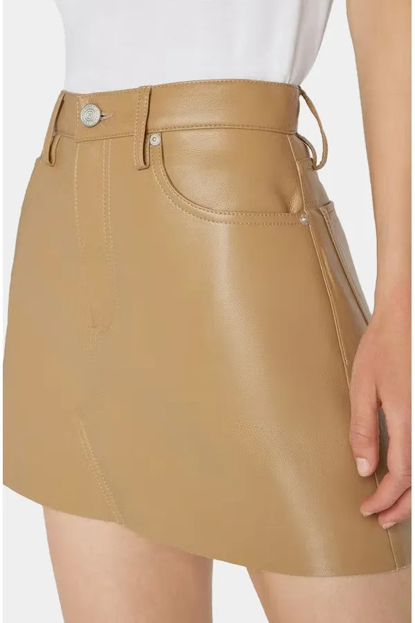 High N' Tight Recycled Leather Skirt