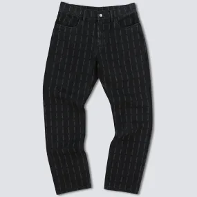 IMPACT STRIPED DENIM BLACK