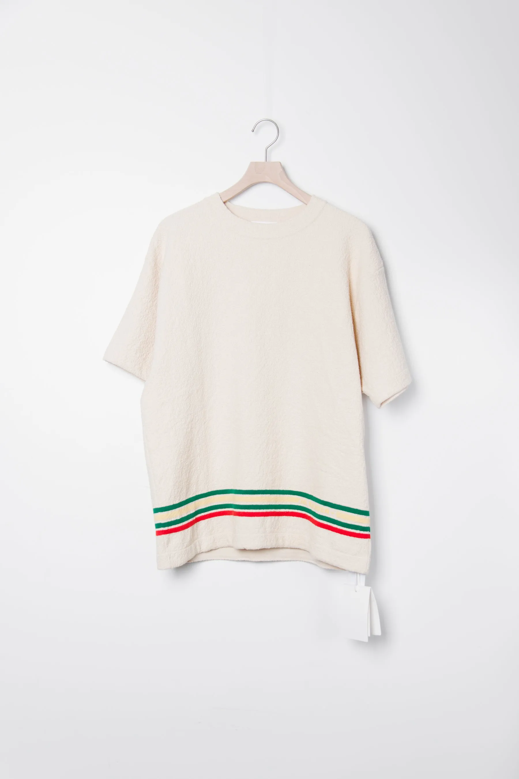 Knit Striped Tee Natural JPUU751509