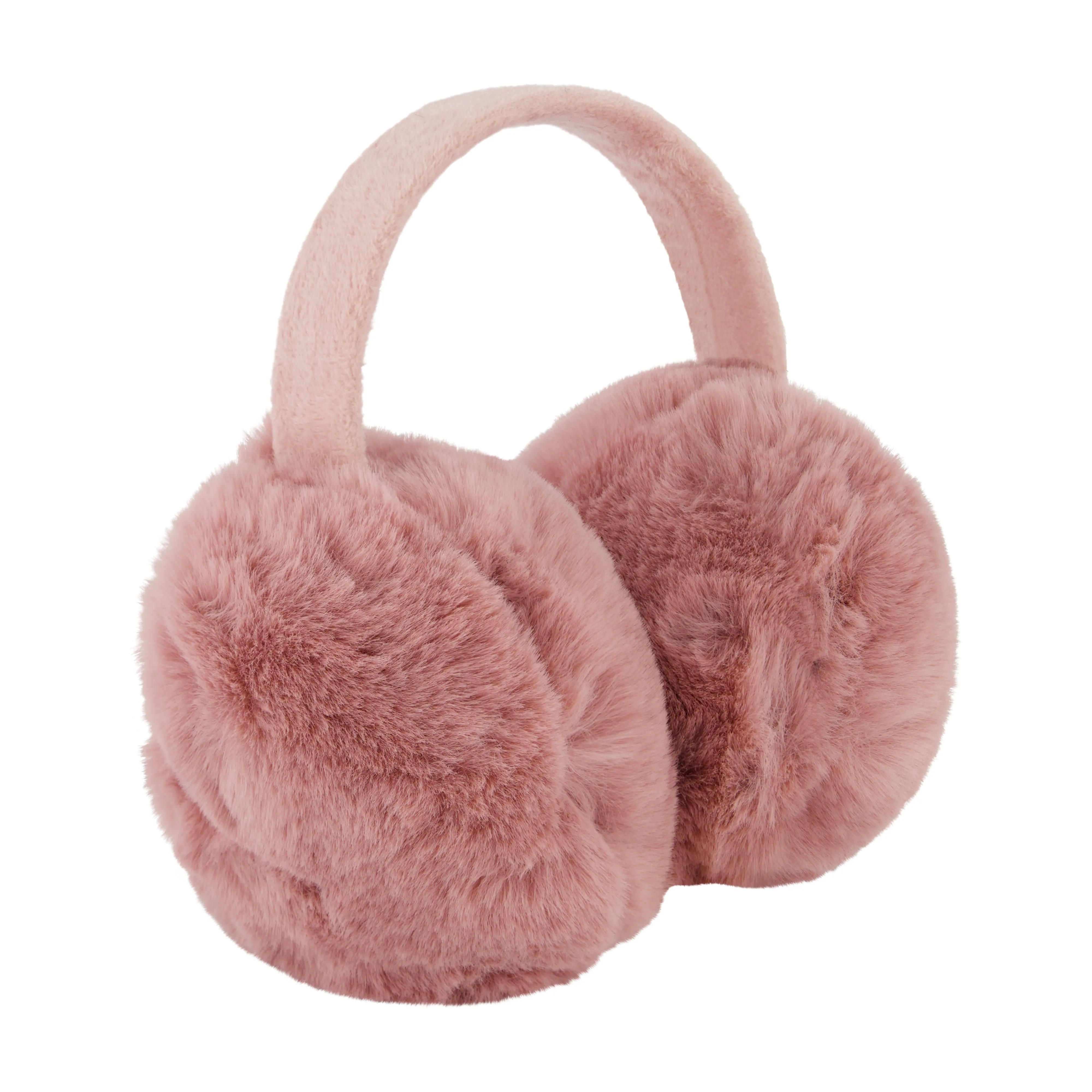 Laundry by Shelli Segal Women's Stylish Oversized Solid Faux Fur Earmuff