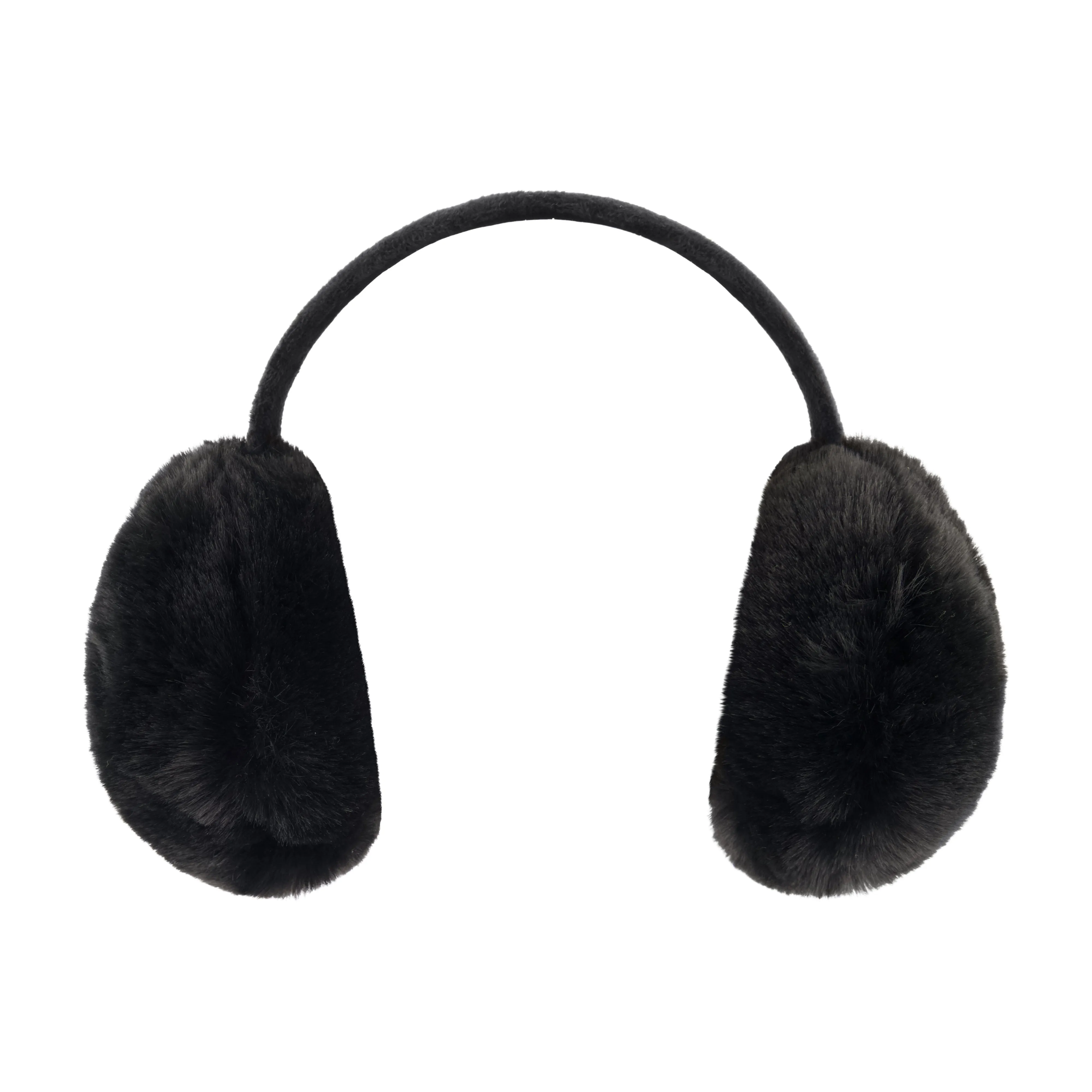 Laundry by Shelli Segal Women's Stylish Oversized Solid Faux Fur Earmuff