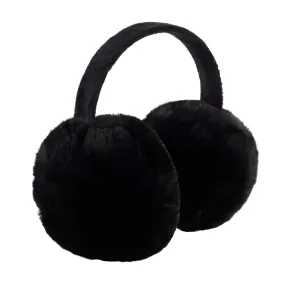 Laundry by Shelli Segal Women's Stylish Oversized Solid Faux Fur Earmuff